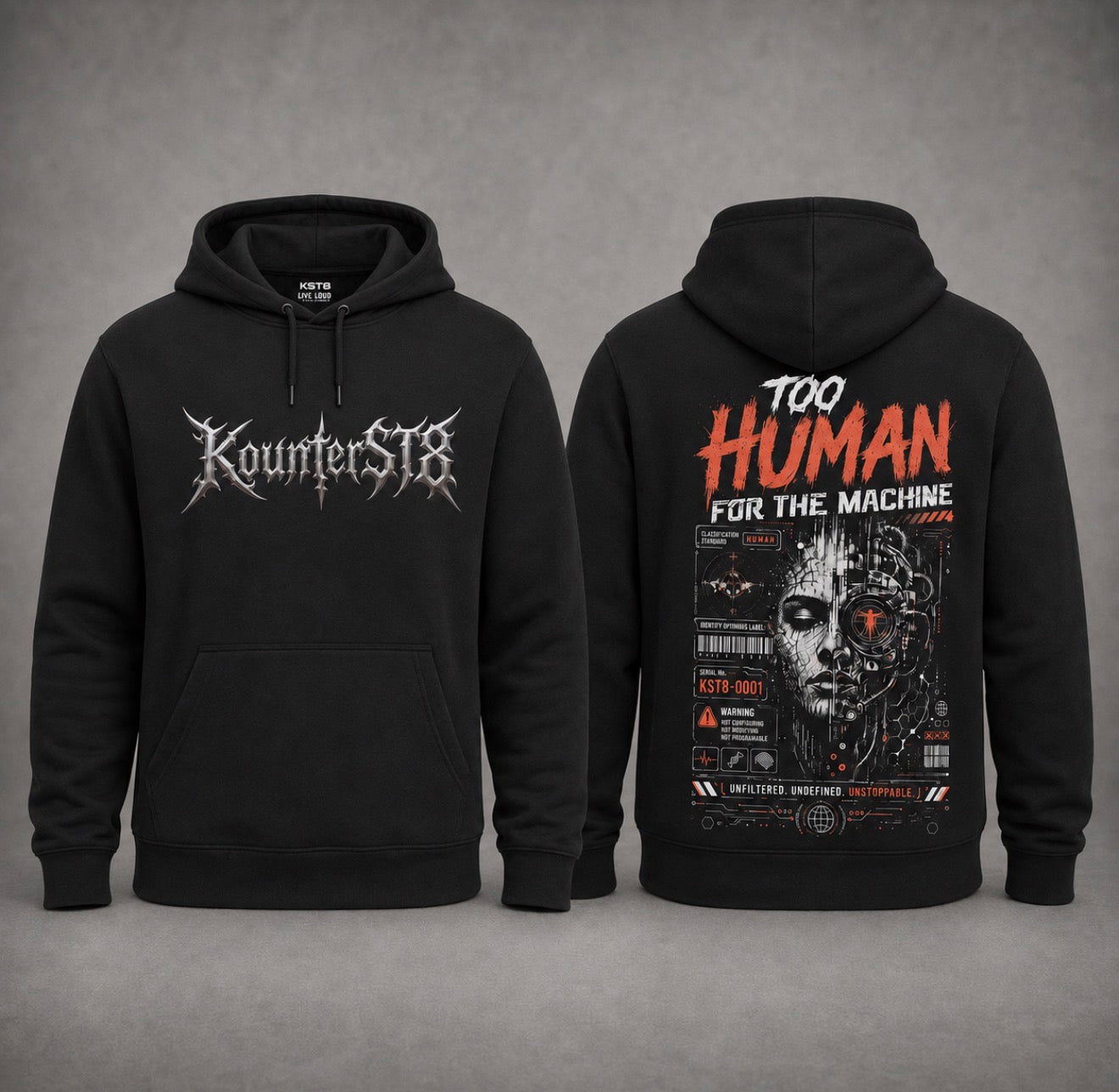 Too Human For The Machine Hoodie