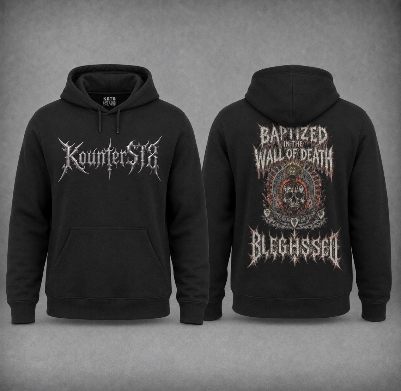 Baptized In The Wall Of Death Hoodie